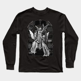 [FRONT PRINT] boygenius - always an angel (b&w) Long Sleeve T-Shirt